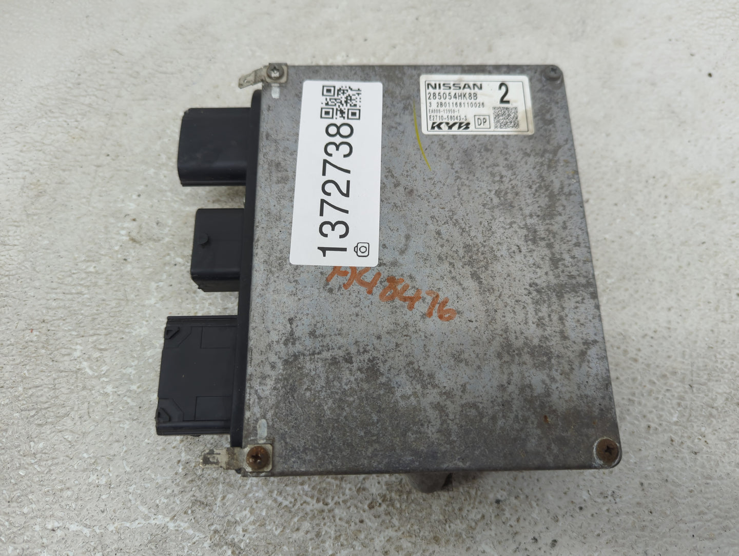 2018 Infiniti Q50 PCM Engine Control Computer ECU ECM PCU OEM P/N:3 2B01168110026 285054HK8B Fits OEM Used Auto Parts - Oemu