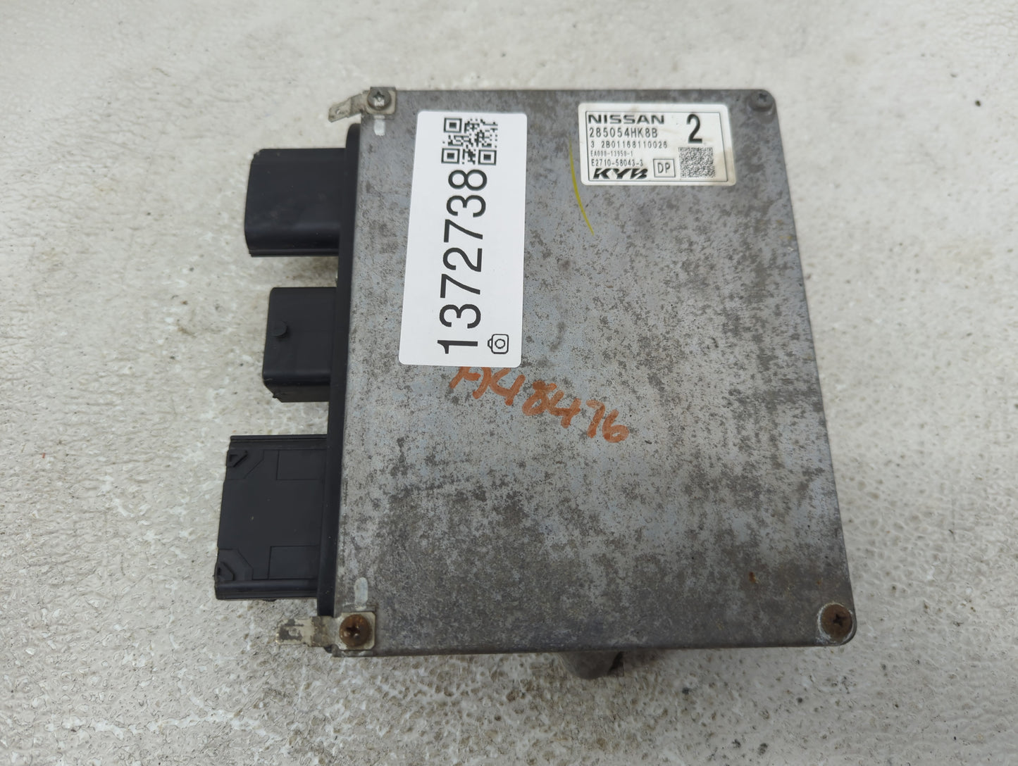 2018 Infiniti Q50 PCM Engine Control Computer ECU ECM PCU OEM P/N:3 2B01168110026 285054HK8B Fits OEM Used Auto Parts - Oemu