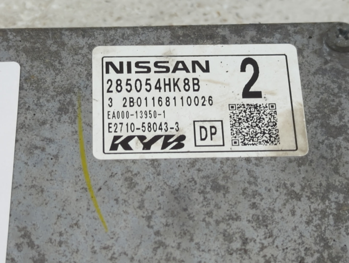 2018 Infiniti Q50 PCM Engine Control Computer ECU ECM PCU OEM P/N:3 2B01168110026 285054HK8B Fits OEM Used Auto Parts - Oemu