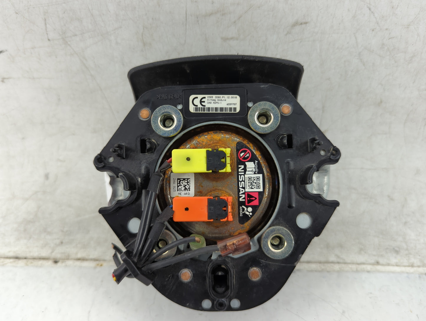 2018-2020 Infiniti Q50 Air Bag Driver Left Steering Wheel Mounted Fits Fits 2017 2018 2019 2020 OEM Used Auto Parts - Oemuse