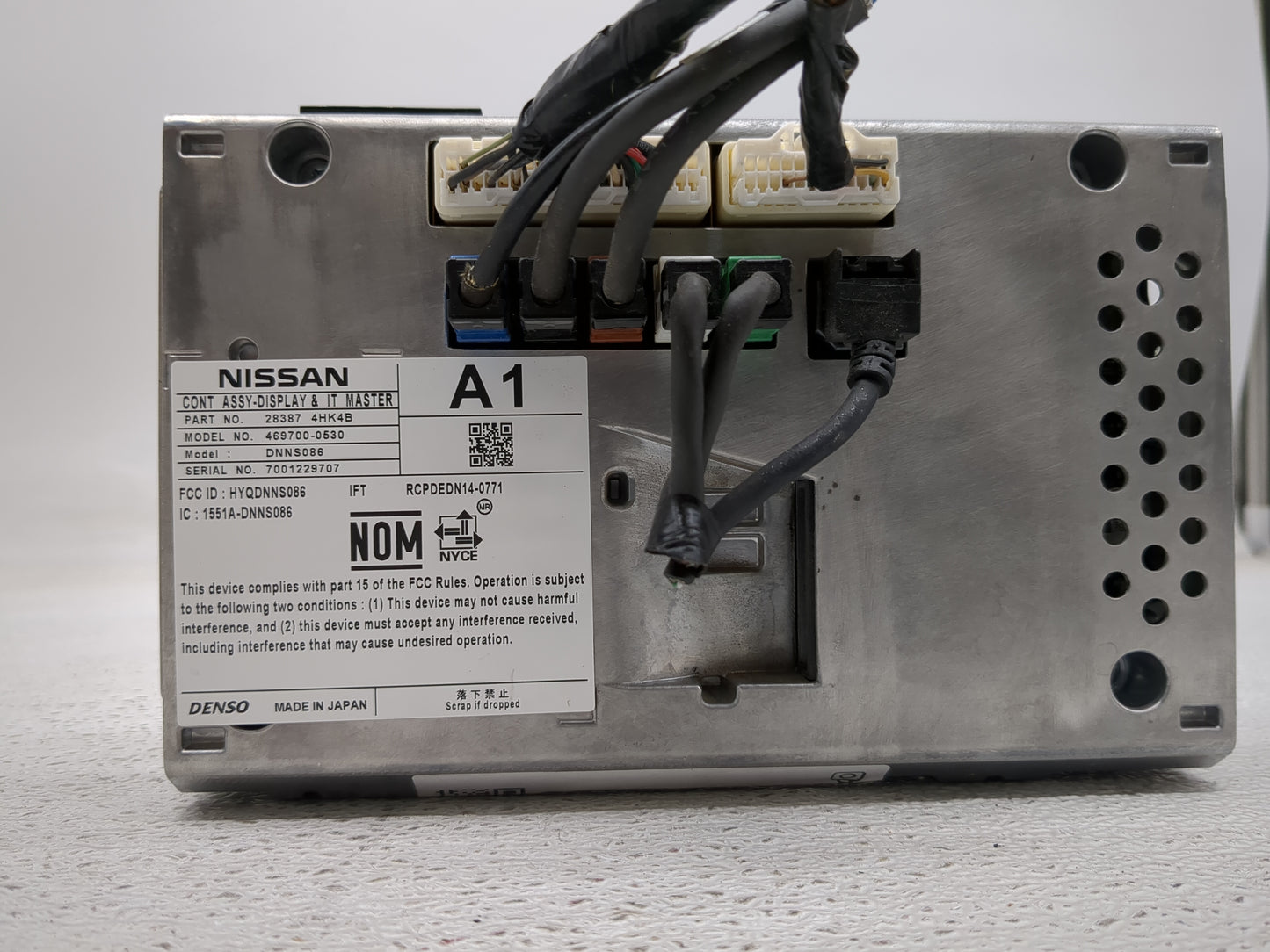2018-2019 Infiniti Q50 Information Display Screen - Oemusedautoparts1.com