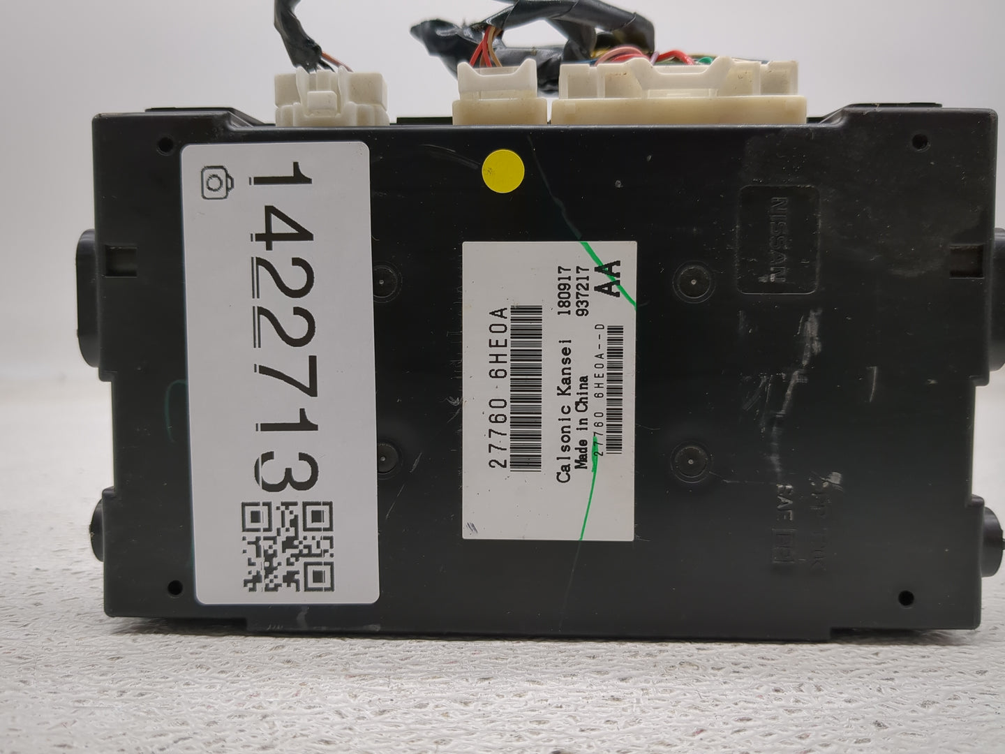 2014-2018 Infiniti Q50 Radio AM FM Cd Player Receiver Replacement P/N:27760-6HE0A 27760-6HE0A--D Fits OEM Used Auto Parts - 