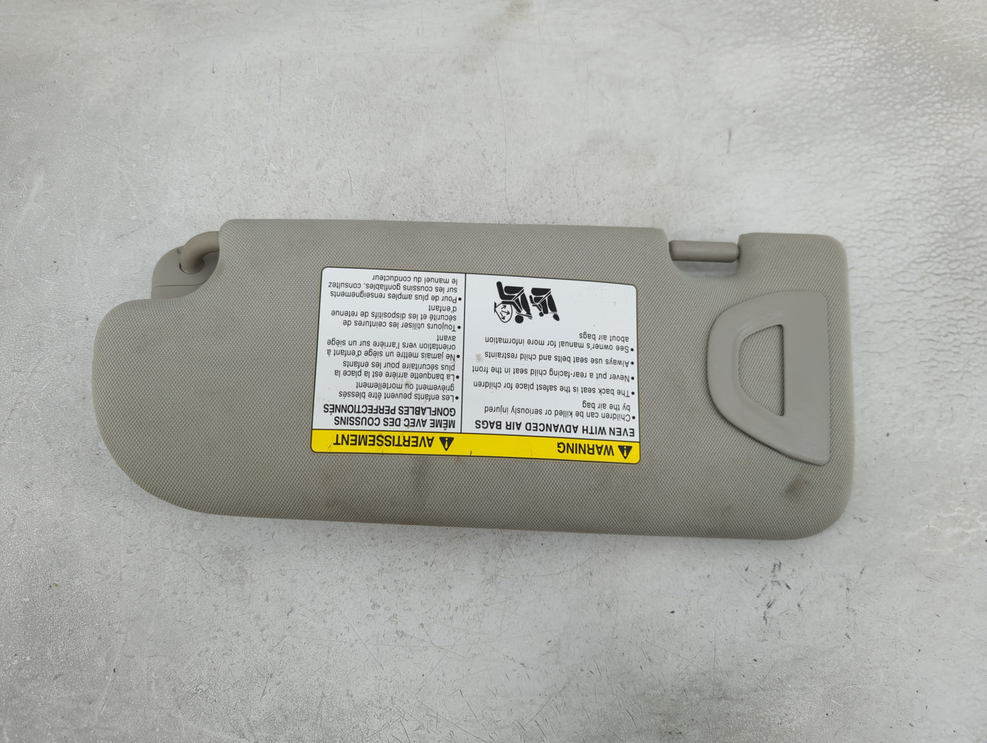 2014-2020 Infiniti Q50 Sun Visor Shade Replacement Passenger Right Mirror Fits Fits 2014 2015 2016 2017 2018 2019 2020 OEM U