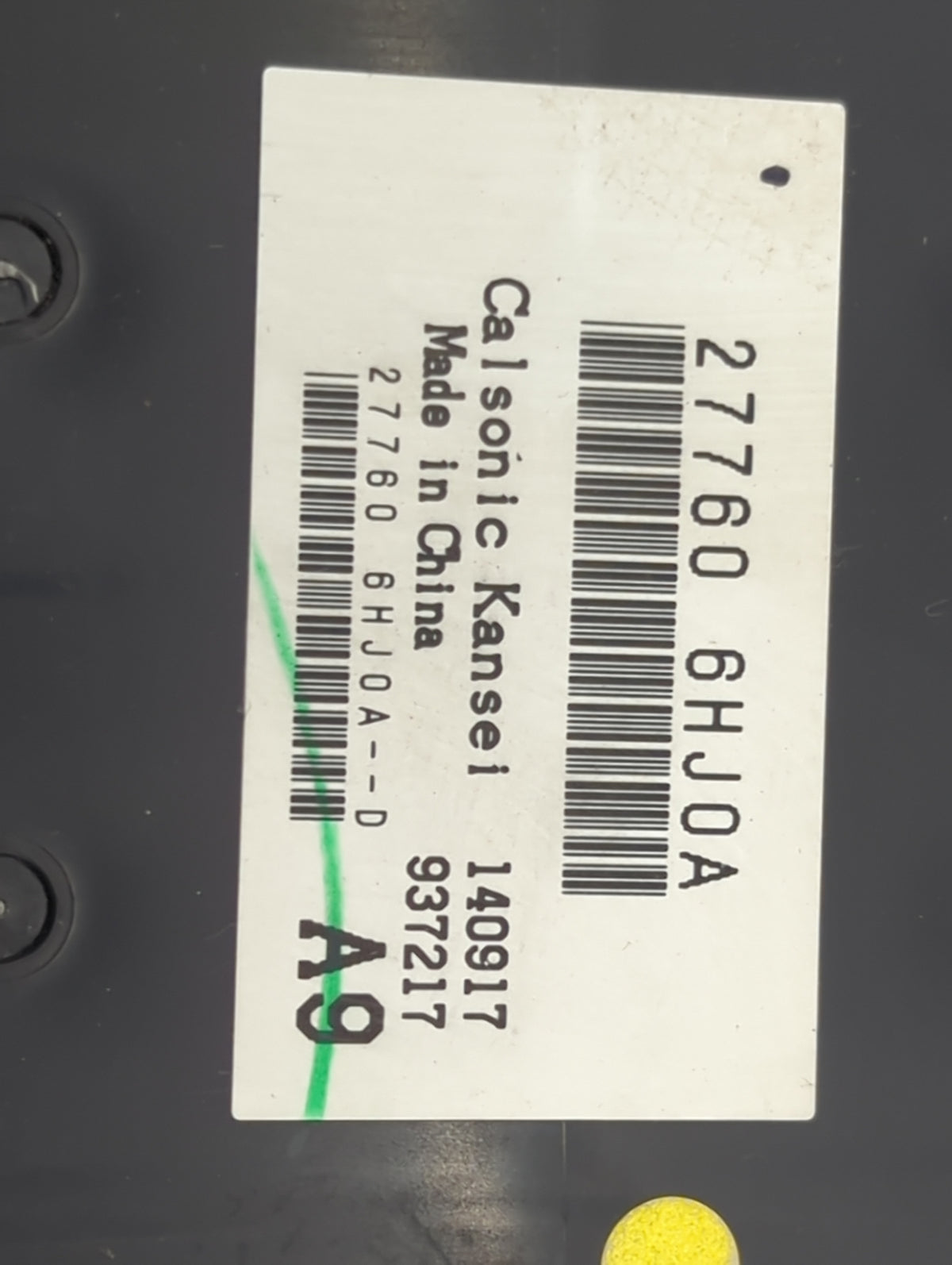 2018-2018 Infiniti Q50 Temperature Control Module 27760 6hj0a 1444971 - Oemusedautoparts1.com