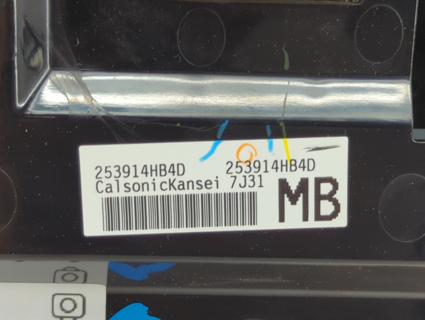 2015-2019 Infiniti Q50 Climate Control Module Temperature AC/Heater Replacement P/N:253914HB4D Fits OEM Used Auto Parts - Oe