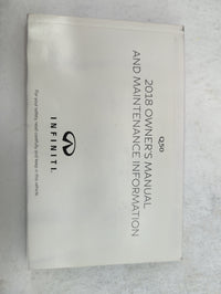 2018 Infiniti Q50 Owners Manual Book Guide P/N:OM18E0 0V37U0 OEM Used Auto Parts - Oemusedautoparts1.com