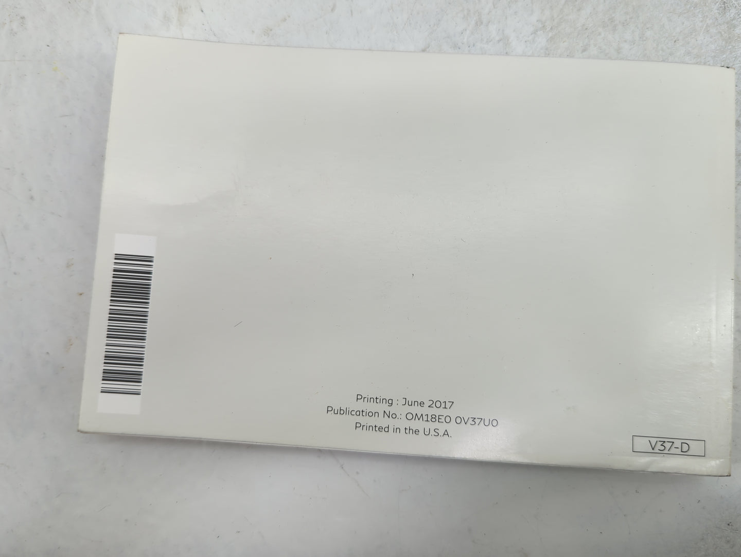 2018 Infiniti Q50 Owners Manual Book Guide P/N:OM18E0 0V37U0 OEM Used Auto Parts - Oemusedautoparts1.com
