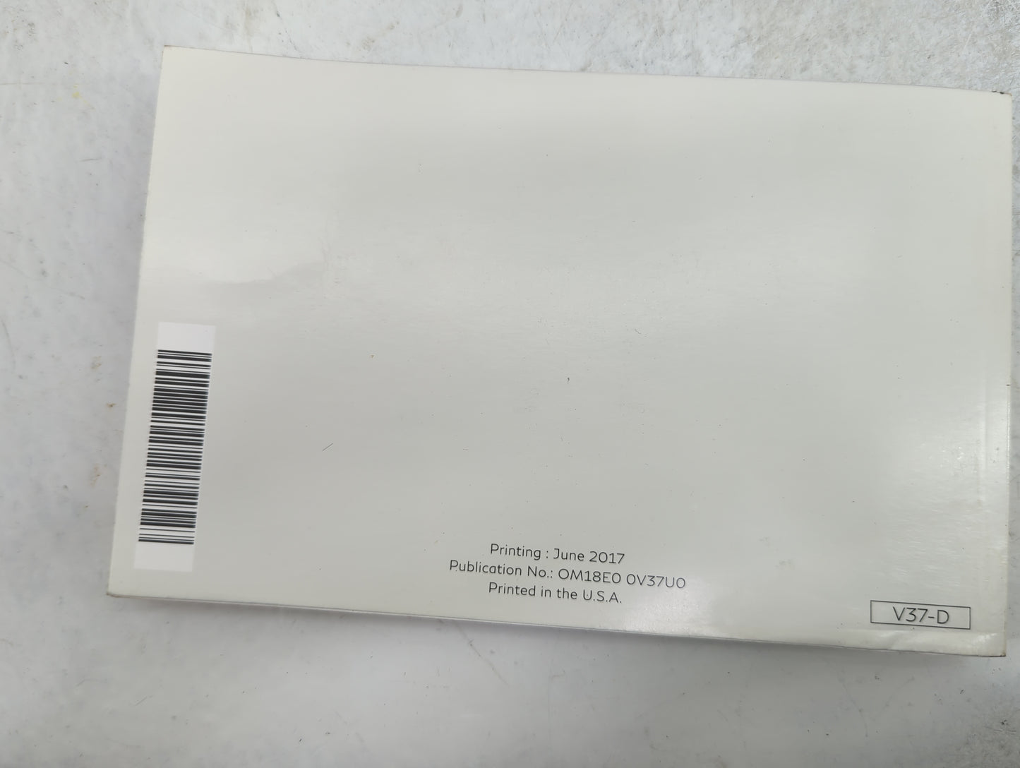 2018 Infiniti Q50 Owners Manual Book Guide P/N:OM18E0 0V37U0 OEM Used Auto Parts - Oemusedautoparts1.com
