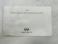 2018 Infiniti Q50 Owners Manual Book Guide P/N:OM18E0 0V37U0 OEM Used Auto Parts - Oemusedautoparts1.com