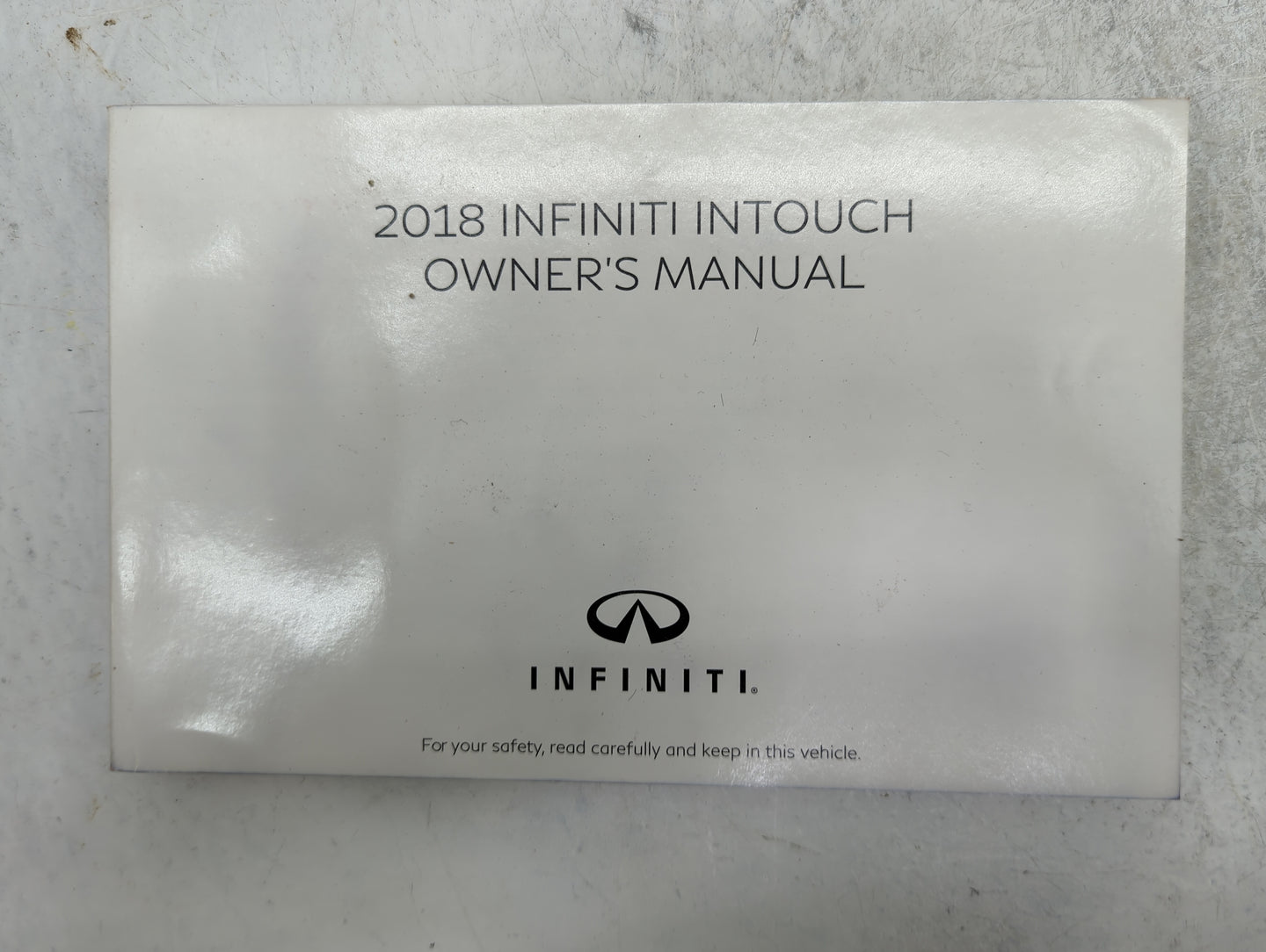 2018 Infiniti Q50 Owners Manual Book Guide P/N:OM18E0 0V37U0 OEM Used Auto Parts - Oemusedautoparts1.com