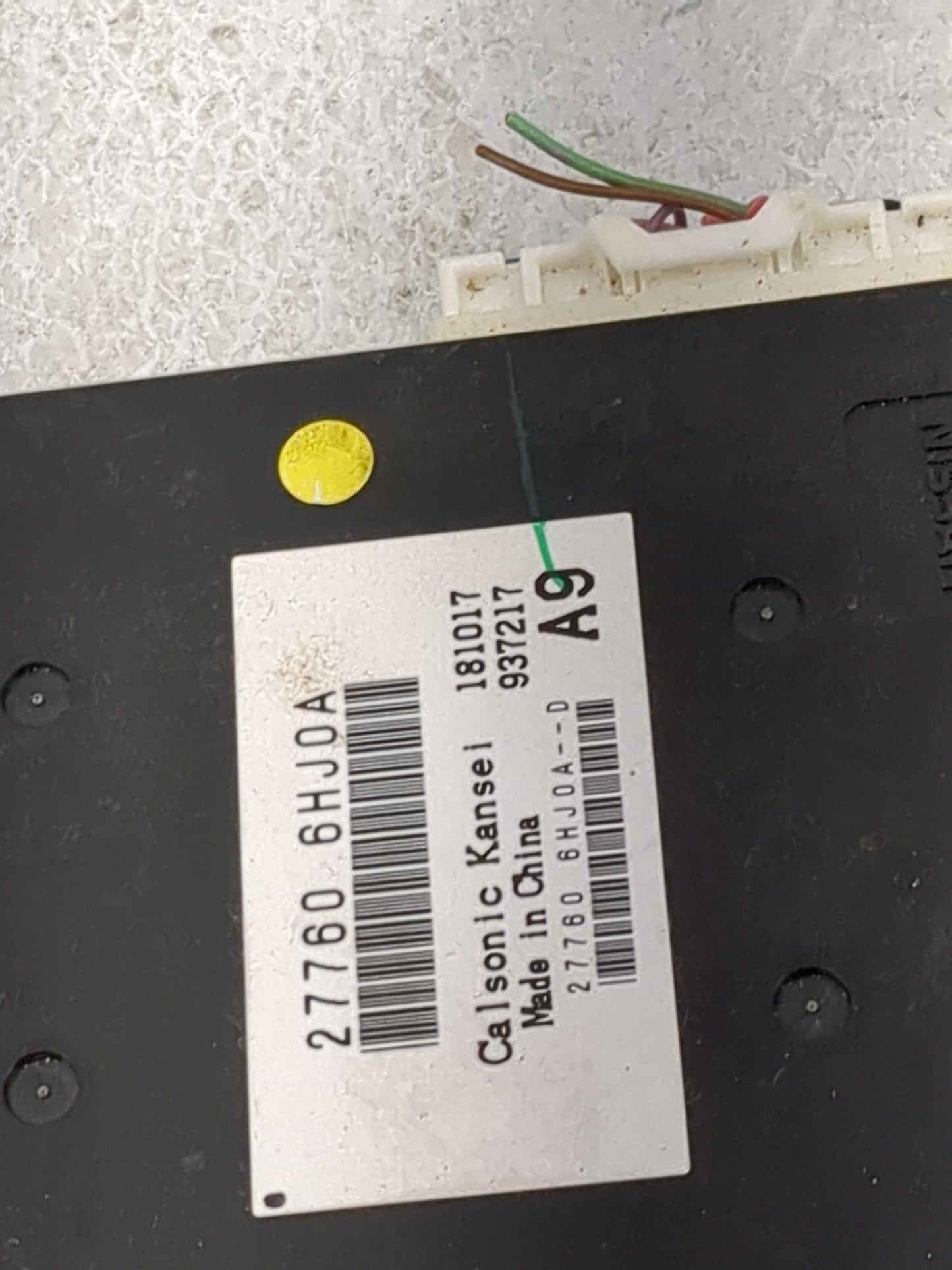 2018-2018 Infiniti Q50 Temperature Control Module 1475007 - Oemusedautoparts1.com