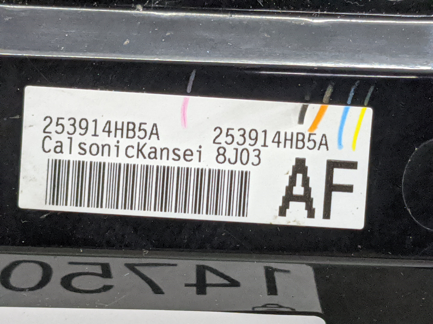 2015-2019 Infiniti Q50 Climate Control Module Temperature AC/Heater Replacement P/N:253914HB5A Fits OEM Used Auto Parts - Oe