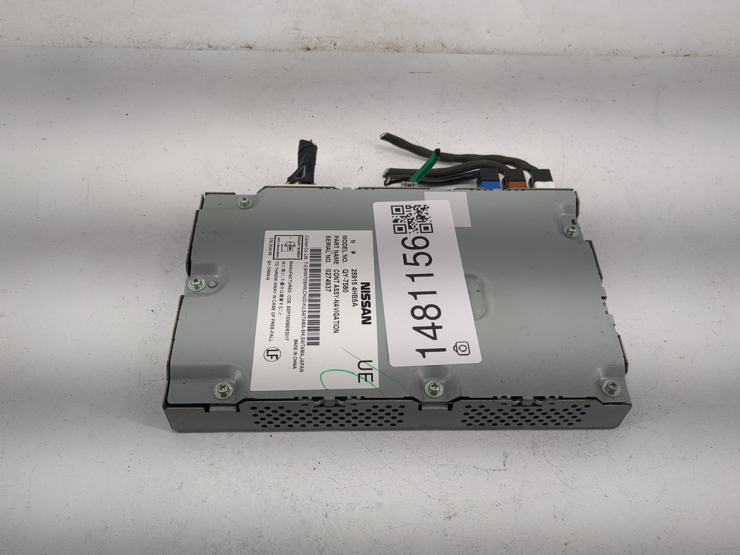 2018-2019 Infiniti Q50 Information-gps-tv Control Module 1481156 - Oemusedautoparts1.com