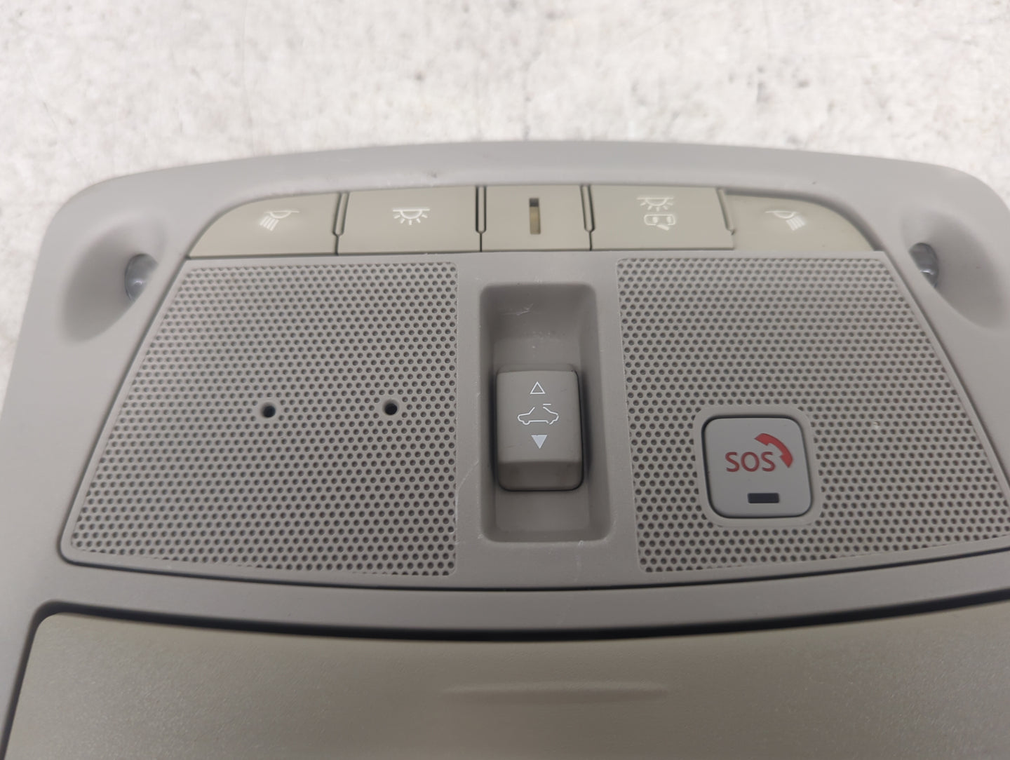 2018 Infiniti Q50 Overhead Roof Console Gray - Oemusedautoparts1.com
