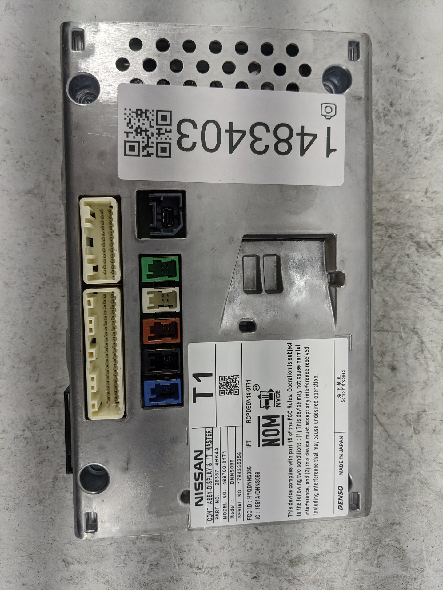 2018-2019 Infiniti Q50 Information Display Screen 1483403 - Oemusedautoparts1.com