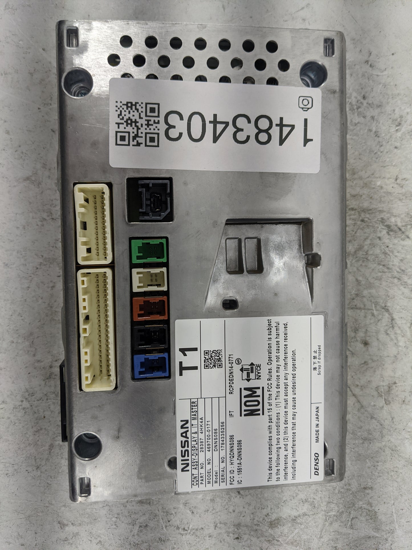 2018-2019 Infiniti Q50 Information Display Screen 1483403 - Oemusedautoparts1.com