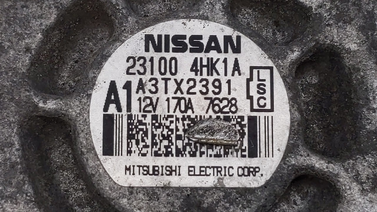 2016-2018 Infiniti Q50 Alternator Replacement Generator Charging Assembly Engine OEM P/N:23100 4HK6A 23100 4HK1A Fits OEM Us