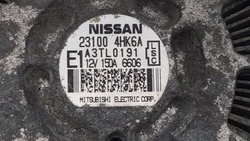 2016-2018 Infiniti Q50 Alternator Replacement Generator Charging Assembly Engine OEM P/N:23100 4HK6A 23100 4HK1A Fits OEM Used Auto Parts