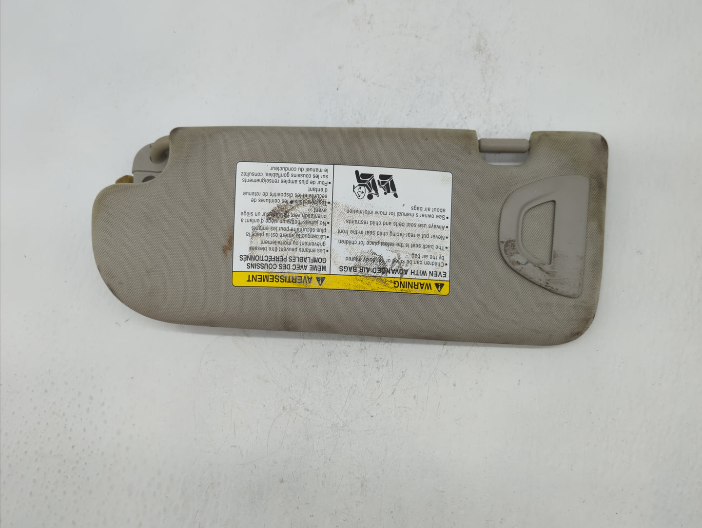 2014-2018 Infiniti Q50 Sun Visor Shade Replacement Passenger Right Mirror Fits Fits 2014 2015 2016 2017 2018 OEM Used Auto P