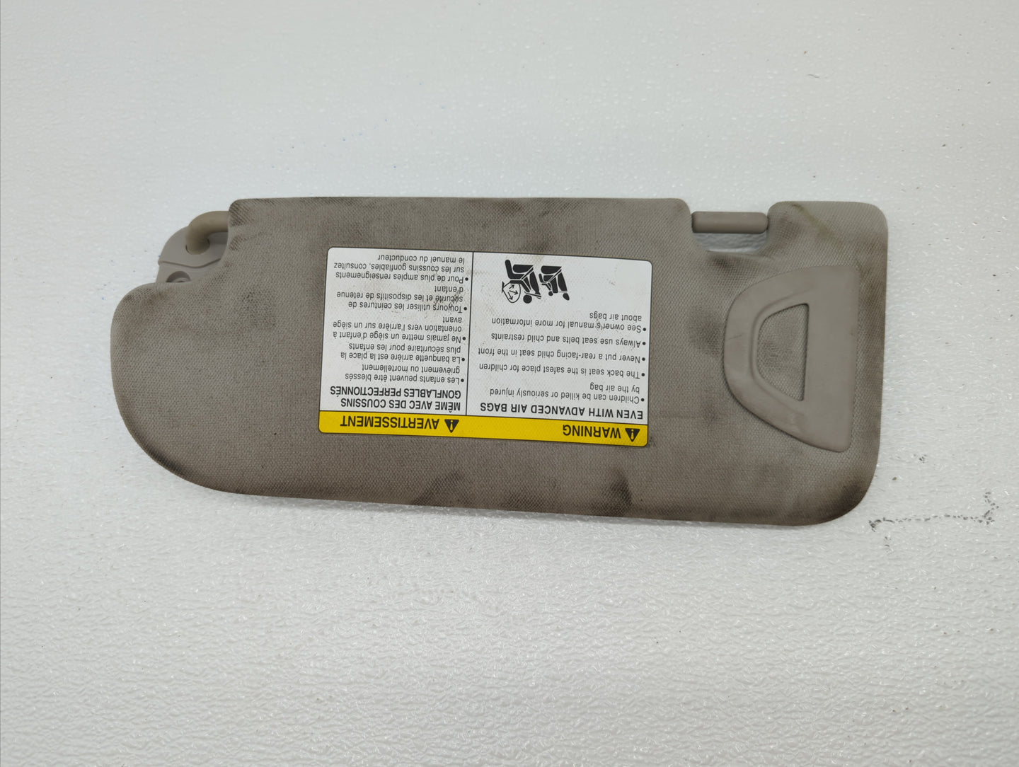 2014-2018 Infiniti Q50 Sun Visor Shade Replacement Passenger Right Mirror Fits Fits 2014 2015 2016 2017 2018 OEM Used Auto P
