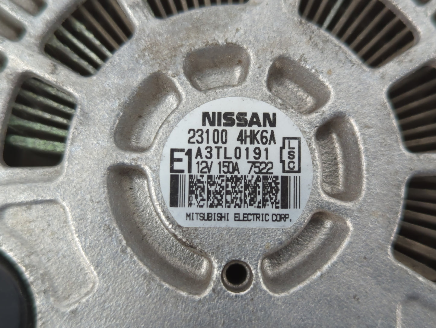 2016-2018 Infiniti Q50 Alternator Replacement Generator Charging Assembly Engine OEM P/N:23100 4HK6A 23100 4HK1A Fits OEM Us