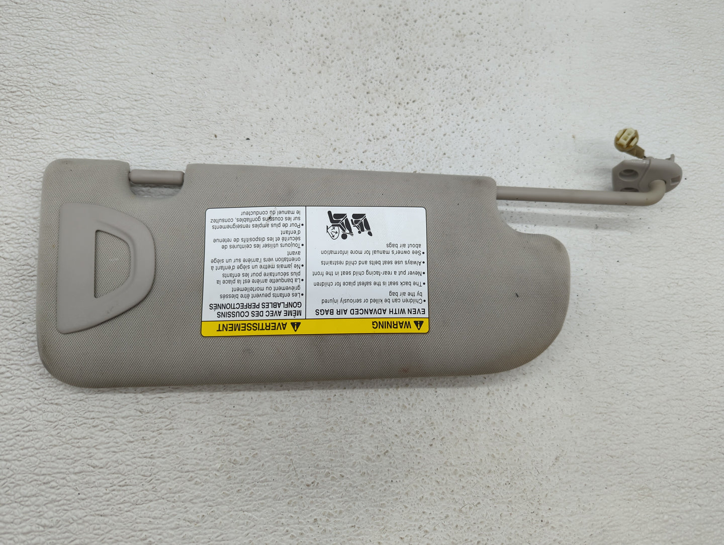 2014-2018 Infiniti Q50 Sun Visor Shade Replacement Driver Left Mirror Fits Fits 2014 2015 2016 2017 2018 OEM Used Auto Parts
