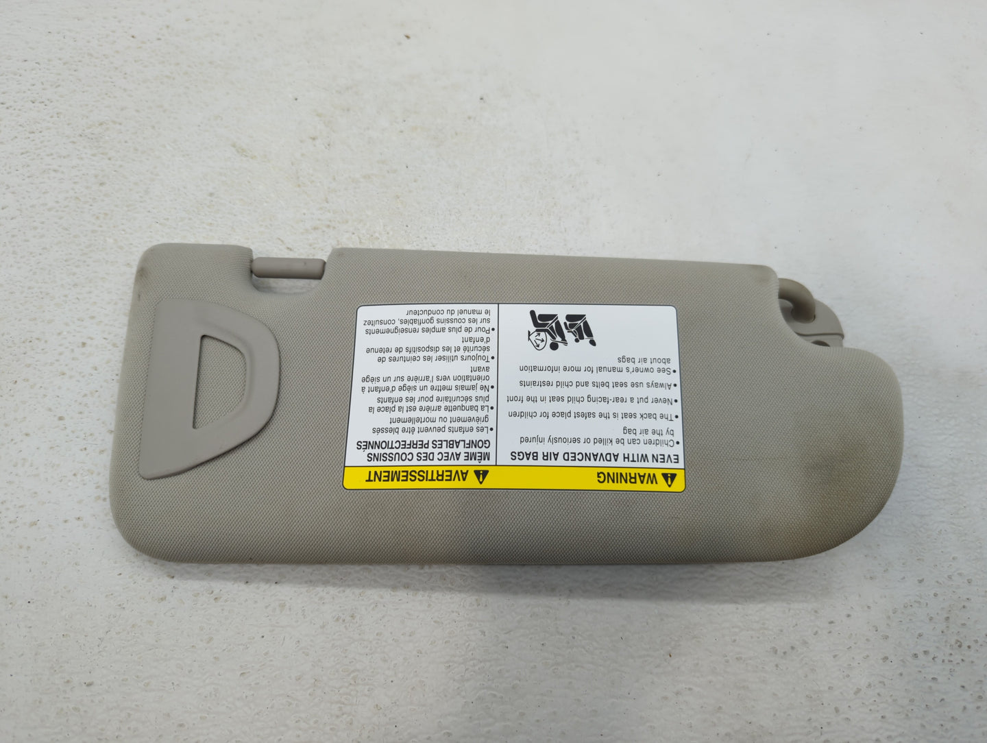 2014-2020 Infiniti Q50 Sun Visor Shade Replacement Passenger Right Mirror Fits Fits 2014 2015 2016 2017 2018 2019 2020 OEM U