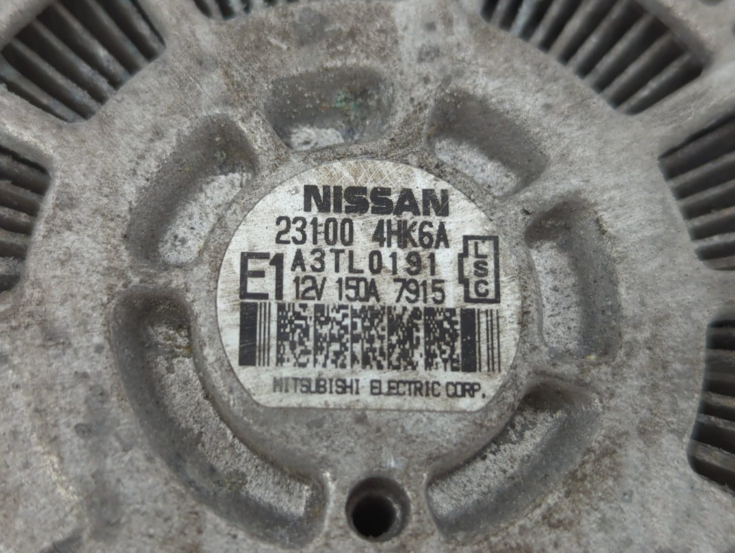 2016-2020 Infiniti Q50 Alternator Replacement Generator Charging Assembly Engine OEM P/N:23100 4HK6A Fits OEM Used Auto Part