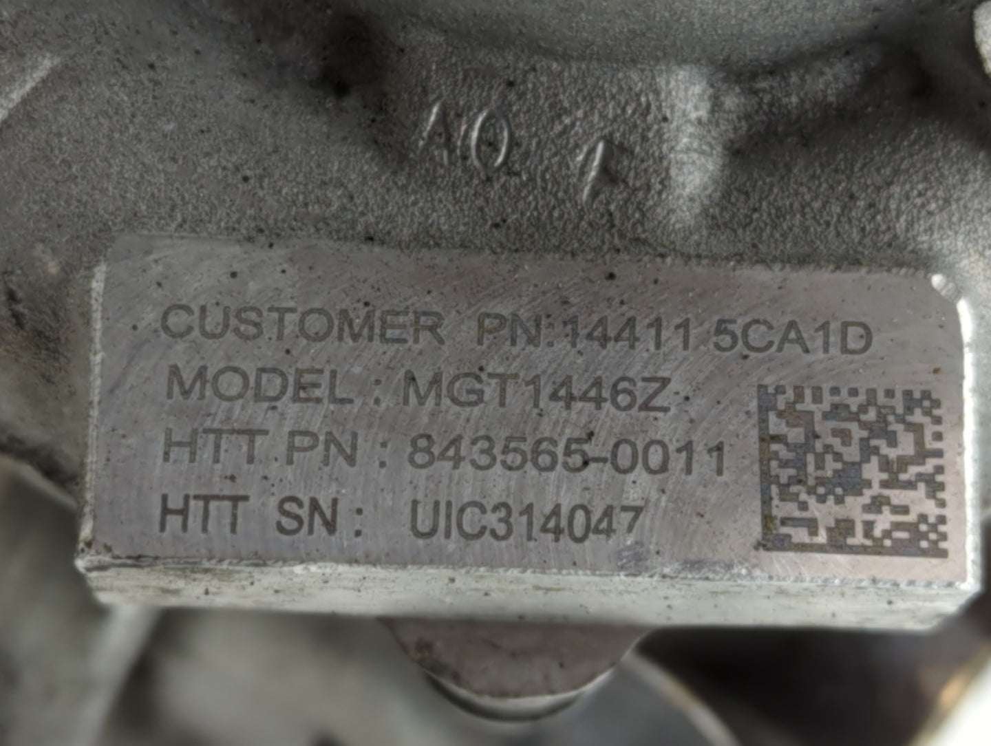 2016 Infiniti Q50 Turbocharger Turbo Charger Super Charger Supercharger - Oemusedautoparts1.com
