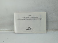 2018 Infiniti Q50 Owners Manual Book Guide P/N:OM18E0 0V37U0 OEM Used Auto Parts - Oemusedautoparts1.com