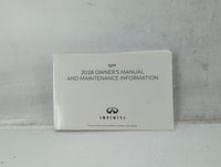 2018 Infiniti Q50 Owners Manual Book Guide P/N:OM18E0 0V37U0 OEM Used Auto Parts - Oemusedautoparts1.com