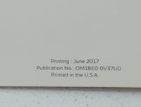 2018 Infiniti Q50 Owners Manual Book Guide P/N:OM18E0 0V37U0 OEM Used Auto Parts - Oemusedautoparts1.com