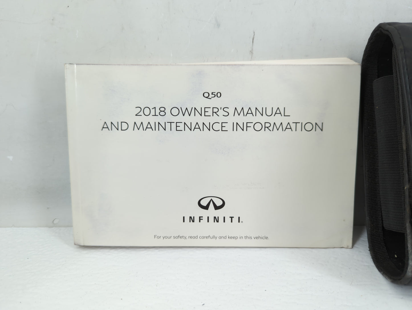2018 Infiniti Q50 Owners Manual Book Guide P/N:OM18E0 0V37U0 OEM Used Auto Parts - Oemusedautoparts1.com