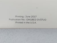 2018 Infiniti Q50 Owners Manual Book Guide P/N:OM18E0 0V37U0 OEM Used Auto Parts - Oemusedautoparts1.com