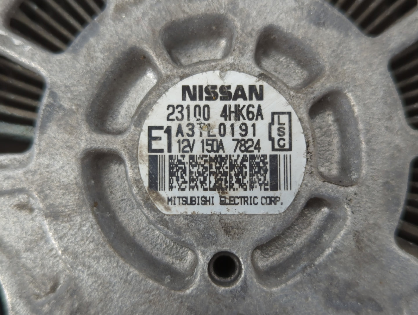 2016-2020 Infiniti Q50 Alternator Replacement Generator Charging Assembly Engine OEM P/N:23100 4HK6A Fits OEM Used Auto Part