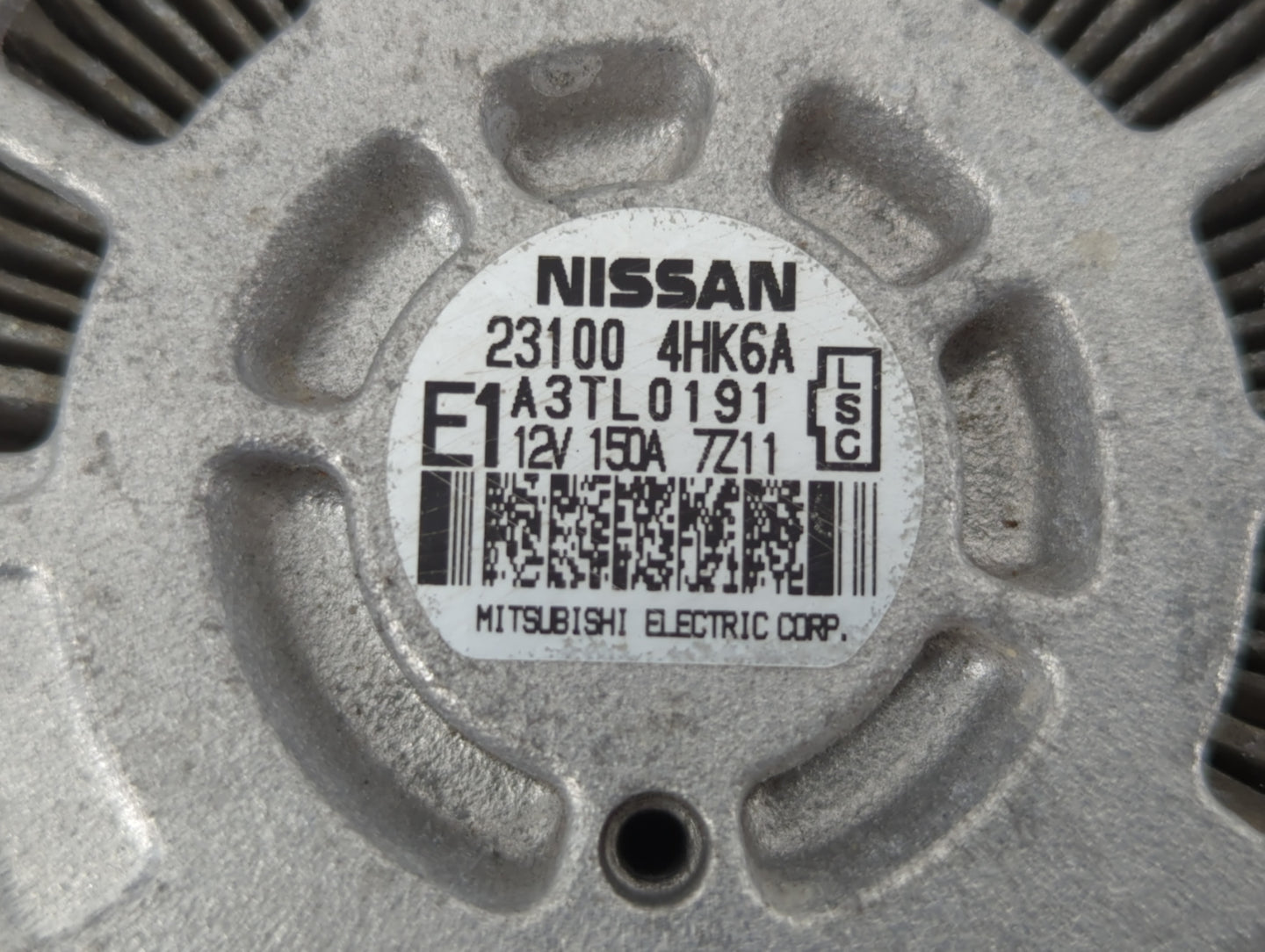 2016-2020 Infiniti Q50 Alternator Replacement Generator Charging Assembly Engine OEM P/N:23100 4HK6A Fits OEM Used Auto Part