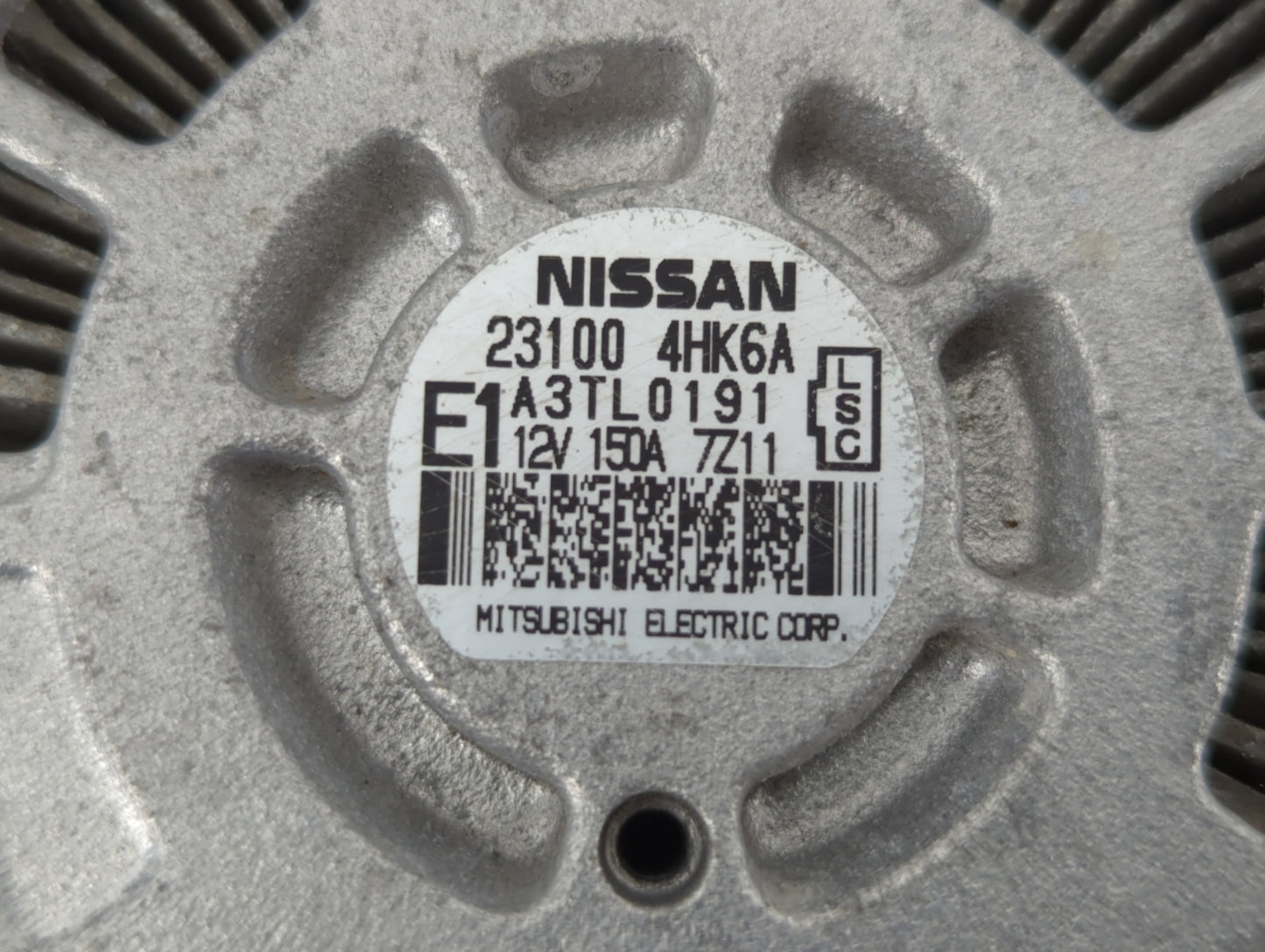 2016-2020 Infiniti Q50 Alternator Replacement Generator Charging Assembly Engine OEM P/N:23100 4HK6A Fits OEM Used Auto Part