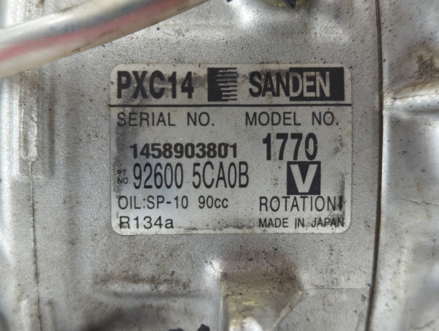 2016-2020 Infiniti Q50 Air Conditioning A/c Ac Compressor Oem - Oemusedautoparts1.com