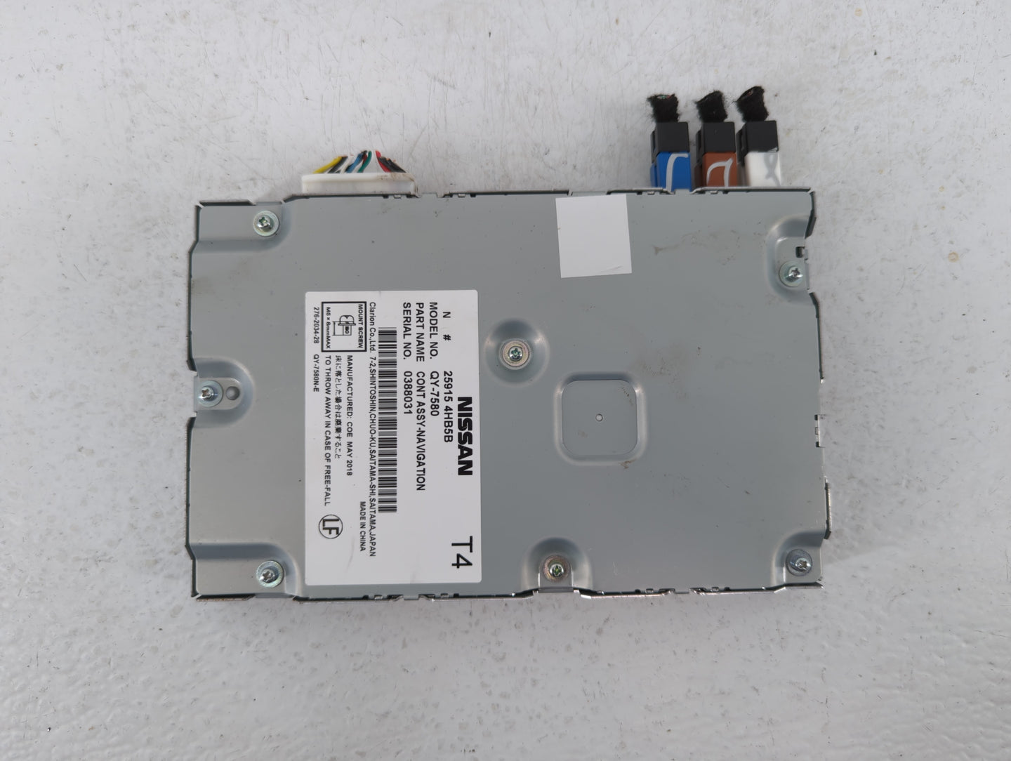 2014-2018 Infiniti Q50 Radio AM FM Cd Player Receiver Replacement P/N:28330-4HB1B 27760 6HE0A Fits Fits 2014 2015 2016 2017 