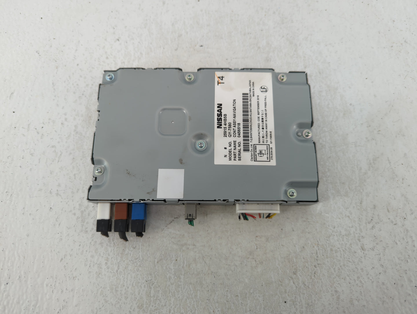 2014-2018 Infiniti Q50 Radio AM FM Cd Player Receiver Replacement P/N:28330-4HB1B 27760 6HE0A Fits Fits 2014 2015 2016 2017 