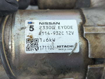 2014-2020 Infiniti Q50 Car Starter Motor Solenoid OEM P/N:S114-932C 12V 23300 EY00E Fits OEM Used Auto Parts