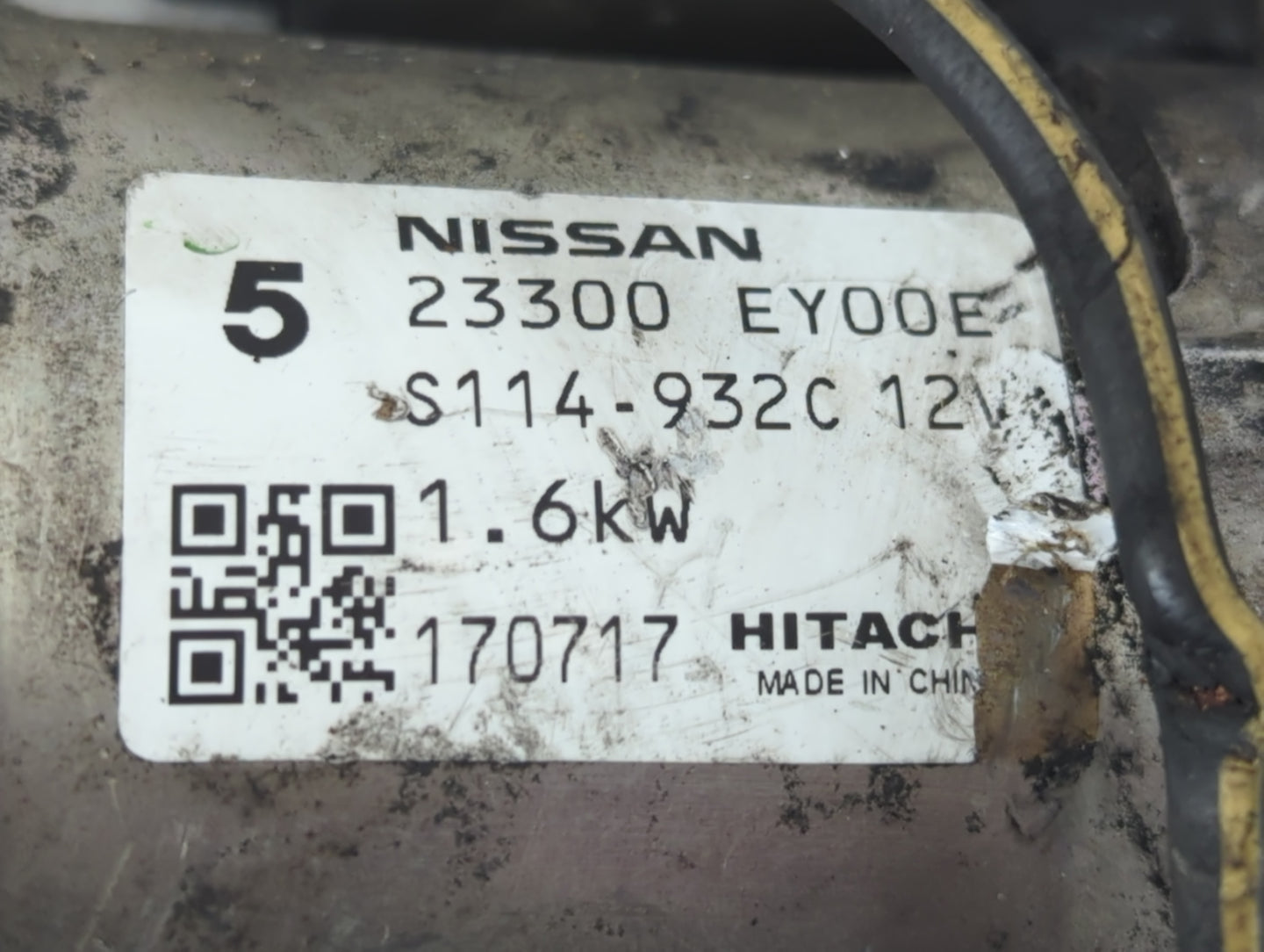 2014-2020 Infiniti Q50 Car Starter Motor Solenoid OEM P/N:S114-932C 12V 23300 EY00E Fits OEM Used Auto Parts - Oemusedautopa