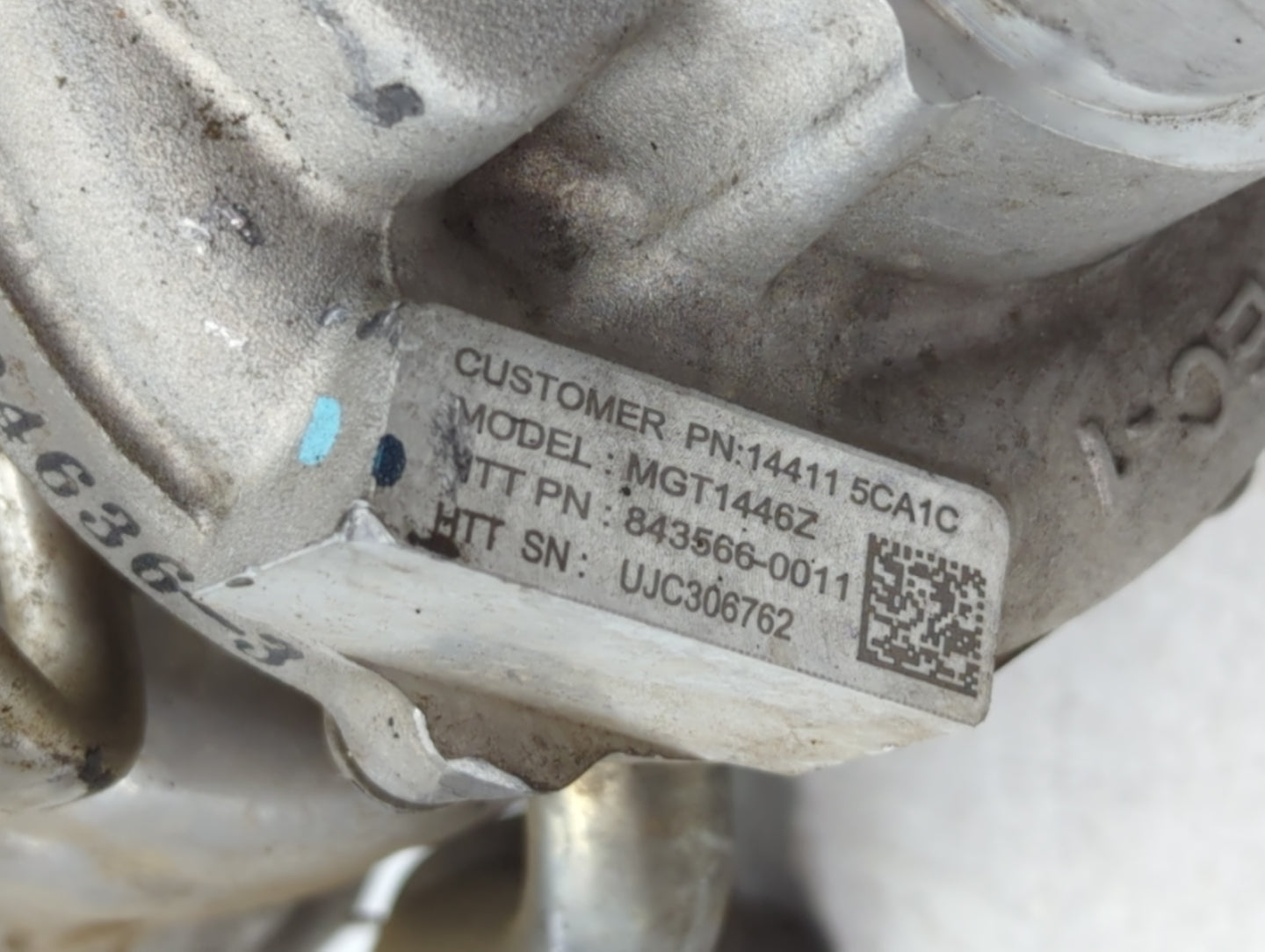 2016 Infiniti Q50 Turbocharger Turbo Charger Super Charger Supercharger - Oemusedautoparts1.com