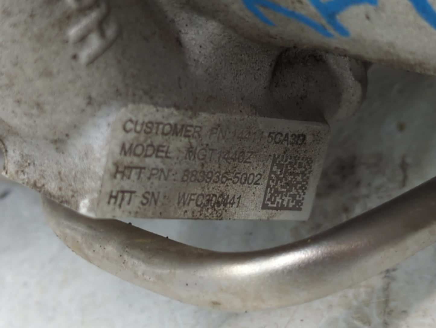2016 Infiniti Q50 Turbocharger Turbo Charger Super Charger Supercharger - Oemusedautoparts1.com