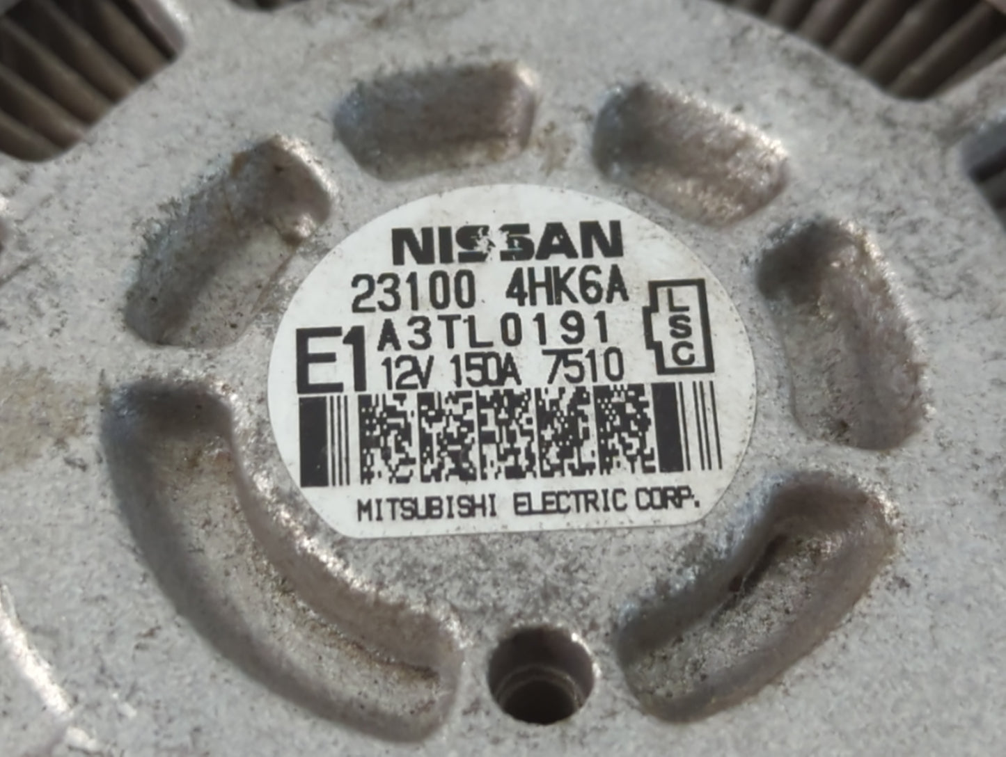 2016-2020 Infiniti Q50 Alternator Replacement Generator Charging Assembly Engine OEM P/N:23100 4HK6A Fits OEM Used Auto Part