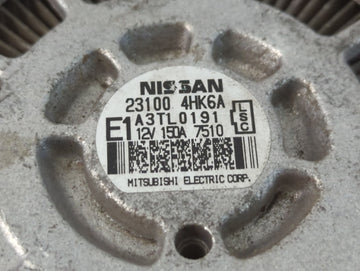 2016-2020 Infiniti Q50 Alternator Replacement Generator Charging Assembly Engine OEM P/N:23100 4HK6A Fits OEM Used Auto Parts