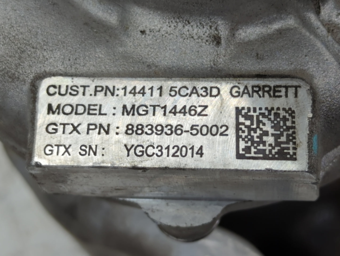 2016 Infiniti Q50 Turbocharger Turbo Charger Super Charger Supercharger - Oemusedautoparts1.com