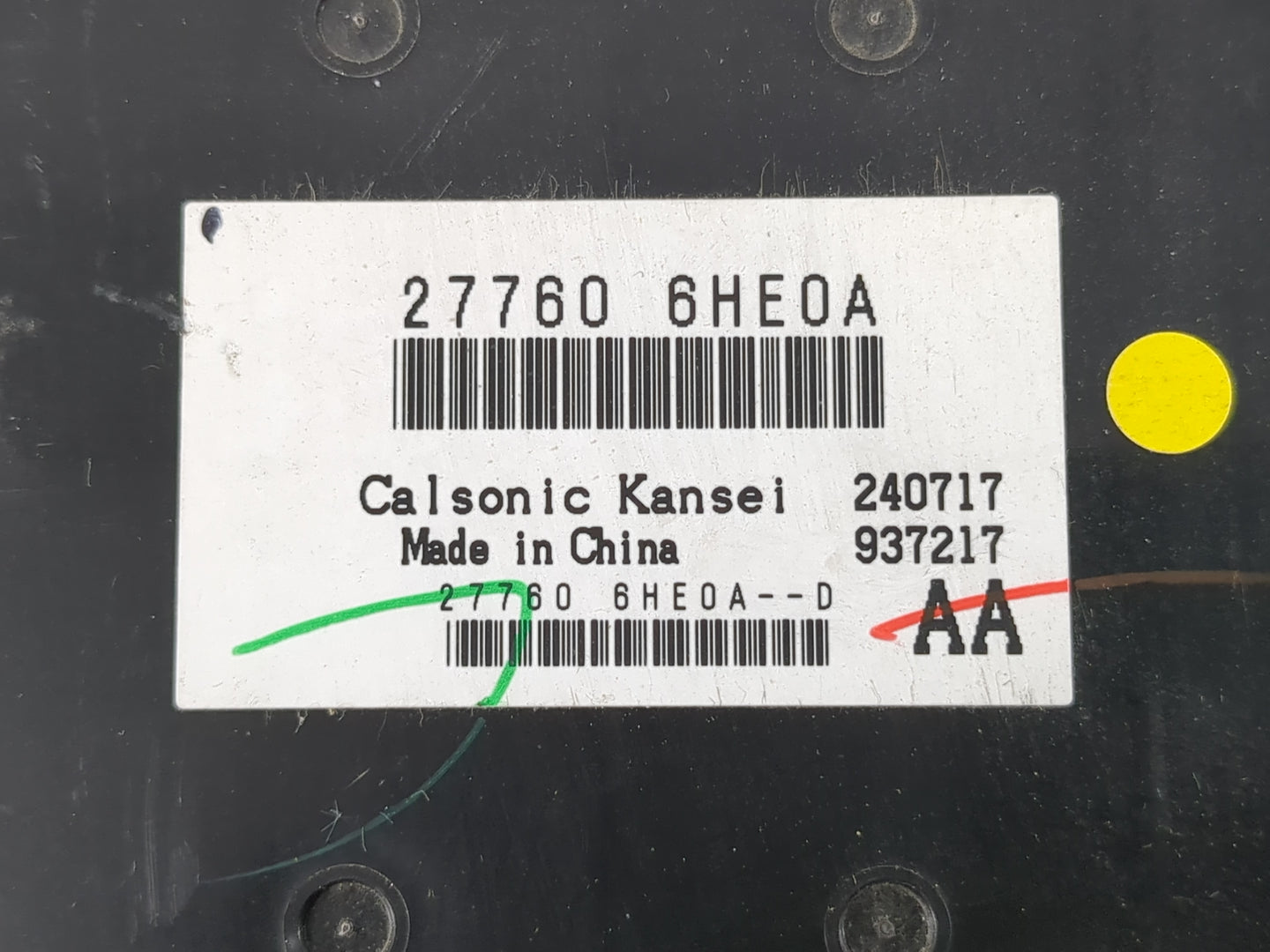 2017-2018 Infiniti Q60 Communication Control Module 27760 6he0a - Oemusedautoparts1.com