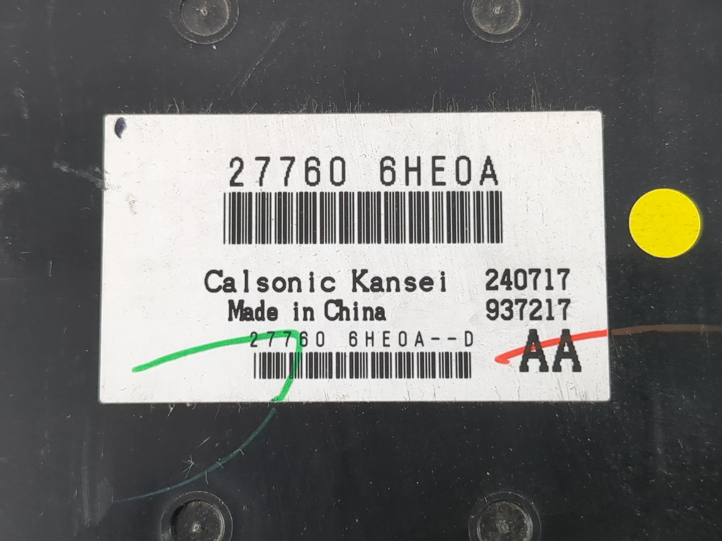 2017-2018 Infiniti Q60 Communication Control Module 27760 6he0a - Oemusedautoparts1.com