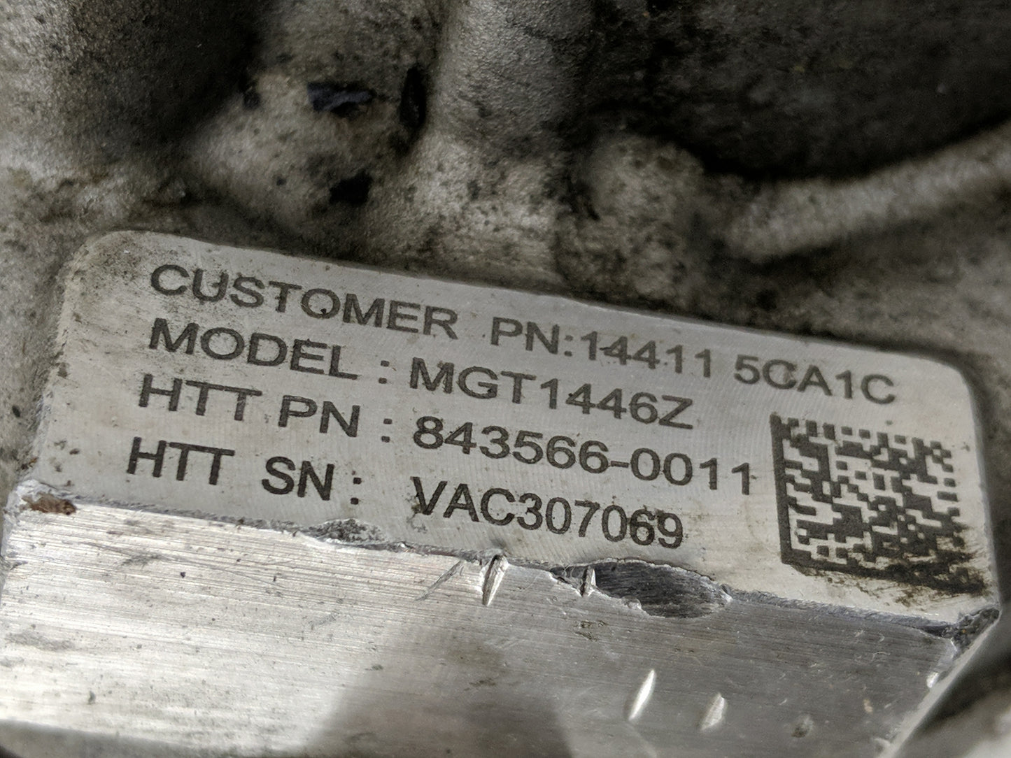 2017 Infiniti Q60 Turbocharger Turbo Charger Super Charger Supercharger - Oemusedautoparts1.com